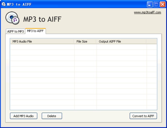 MP3 to AIFF