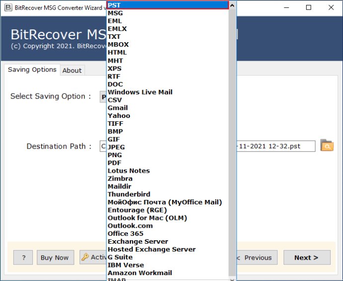 BitRecover MSG Converter Wizard BitRecover MSG Converter Wizard