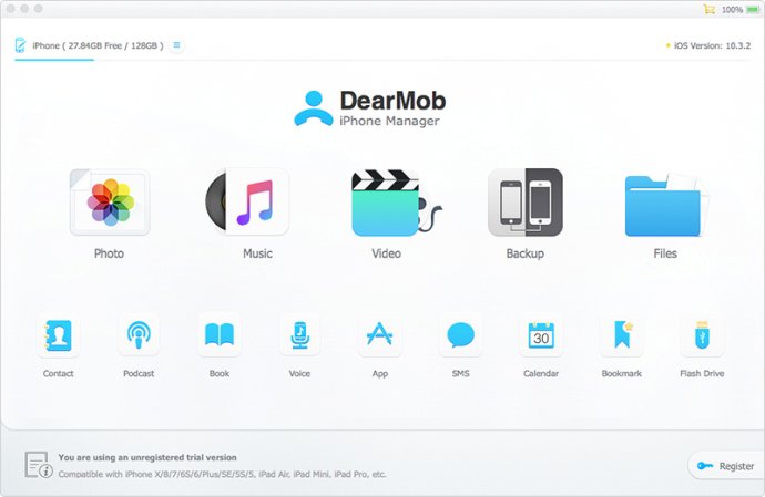 DearMob iPhone Manager for Mac
