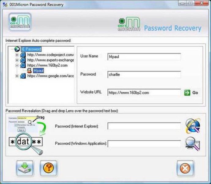 IE7 Password Recovery