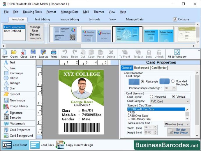 Printing ID Badge Software