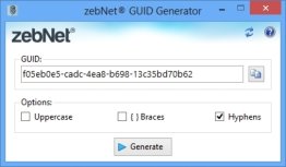 zebNet GUID Generator