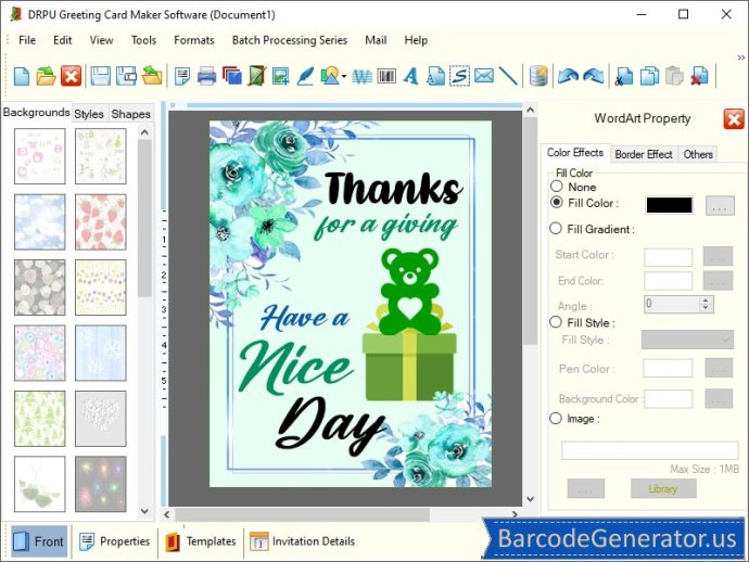 Greeting Cards Designing Software