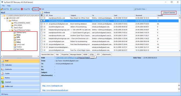 OST to PST Free Converter