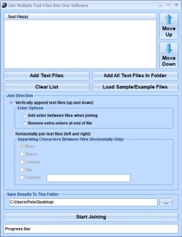 Join Multiple Text Files Into One Software