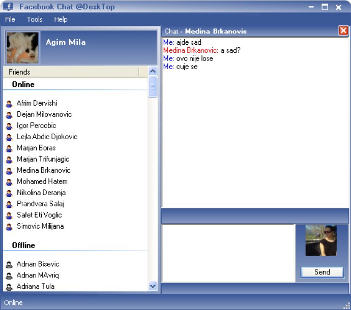 Chat DeskTop for Facebook