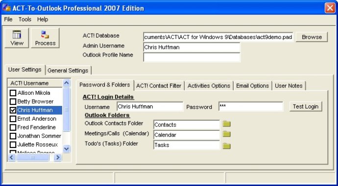 ACT-To-Outlook Professional - 2007