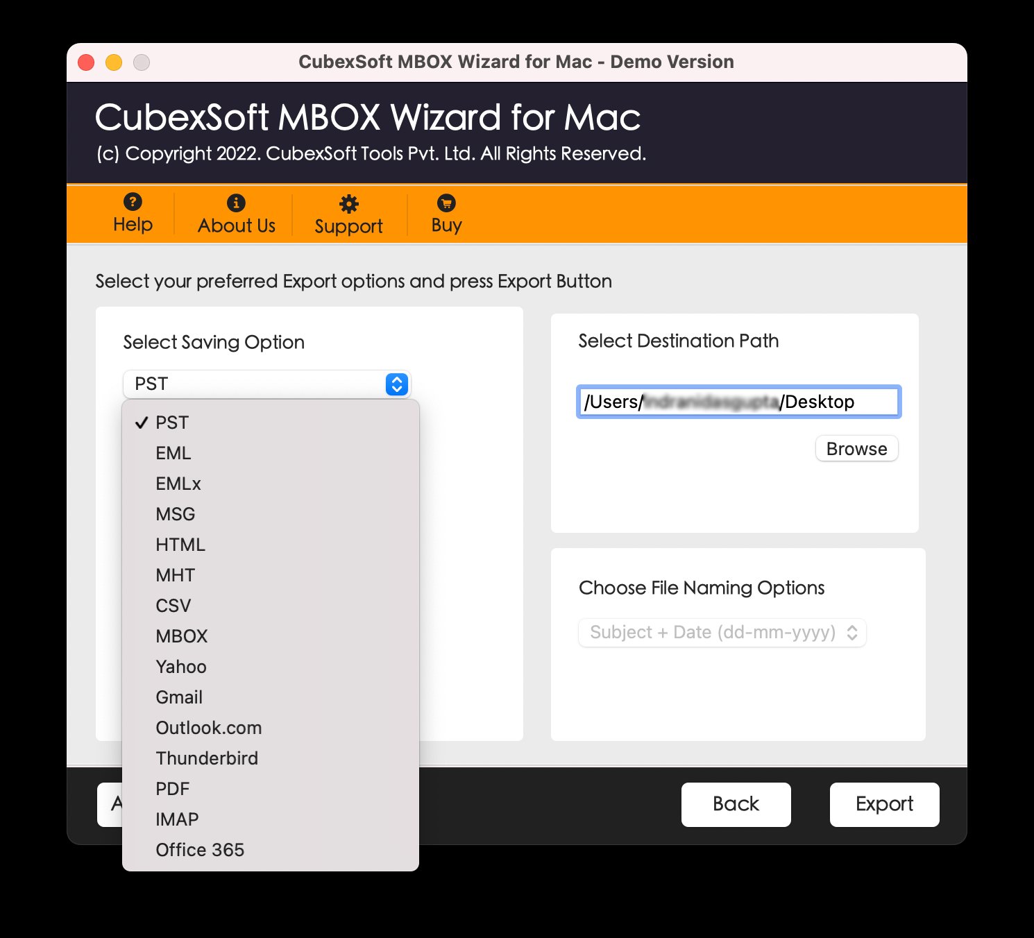 Export MBOX Mailbox to Office 365 for Mac - Download & Review