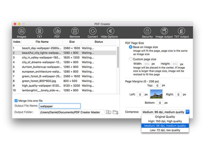 Lighten PDF Creator for Mac