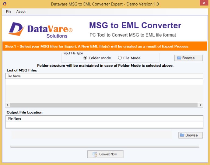 DataVare MSG to EML Converter Expert