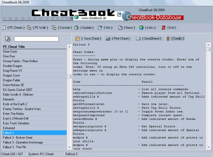 CheatBook Issue 06/2009
