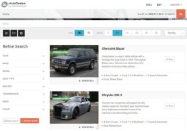 uAutoDealers car dealerships and classified script