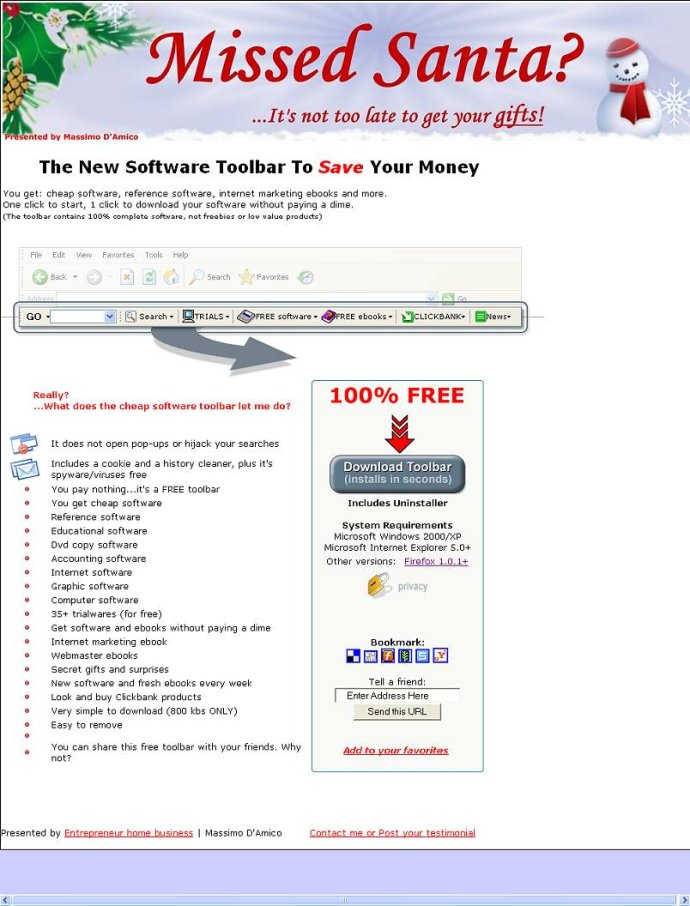 Cheap Software Toolbar