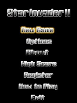 Star Invader II for mobile 5.0 QVGA