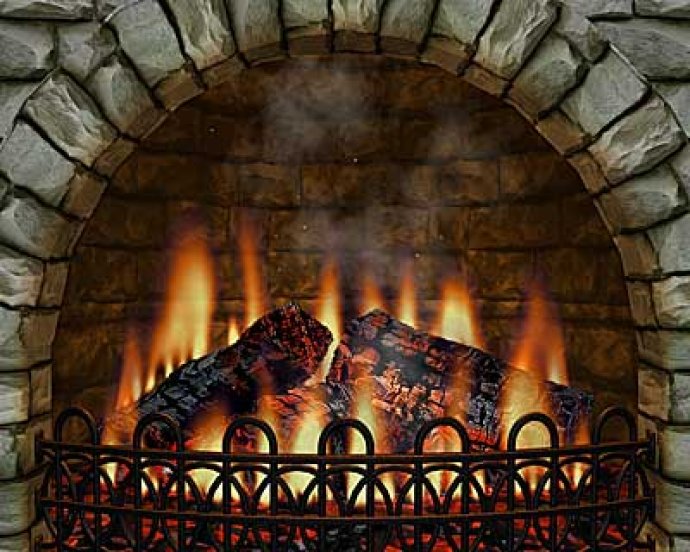 3D Realistic Fireplace Screen Saver 3D Realistic Fireplace Screen Saver