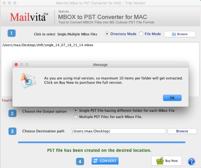 ToolsCrunch Mac Postbox to PST Converter
