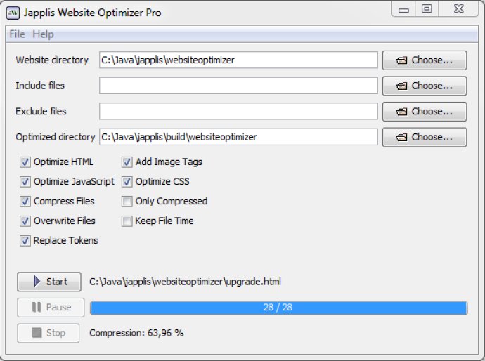 Japplis Website Optimizer For Mac