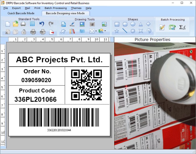 Barcode Printing Software for Inventory