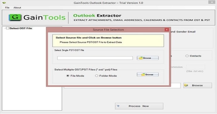 GainTools Outlook Extractor