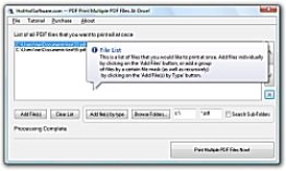 PDF Print Multiple PDF Files at once