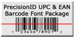 PrecisionID EAN UPC Barcode Fonts