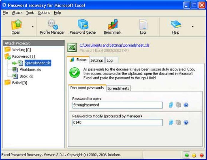 MS Excel Password Recovery Software