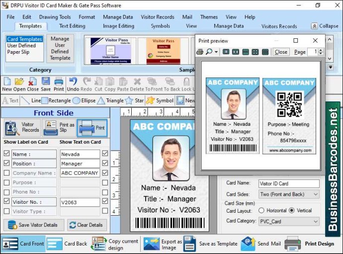 Application for ID Card Printing