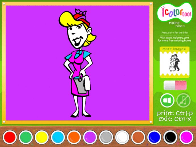 I Color Too: Toons 2