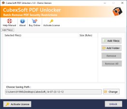 Unlock PDF Restrictions