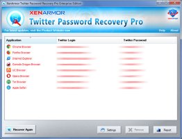 XenArmor Twitter Password Recovery Pro