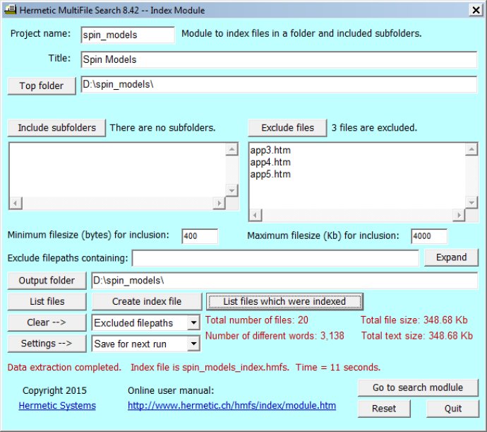 Hermetic MultiFile Search