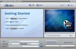 Aneesoft Free MOV Video Converter