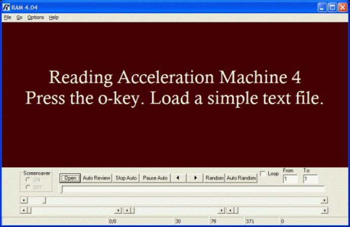 Reading Acceleration Machine
