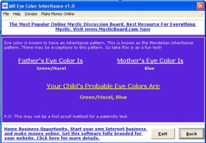 MB Eye Color Inheritance