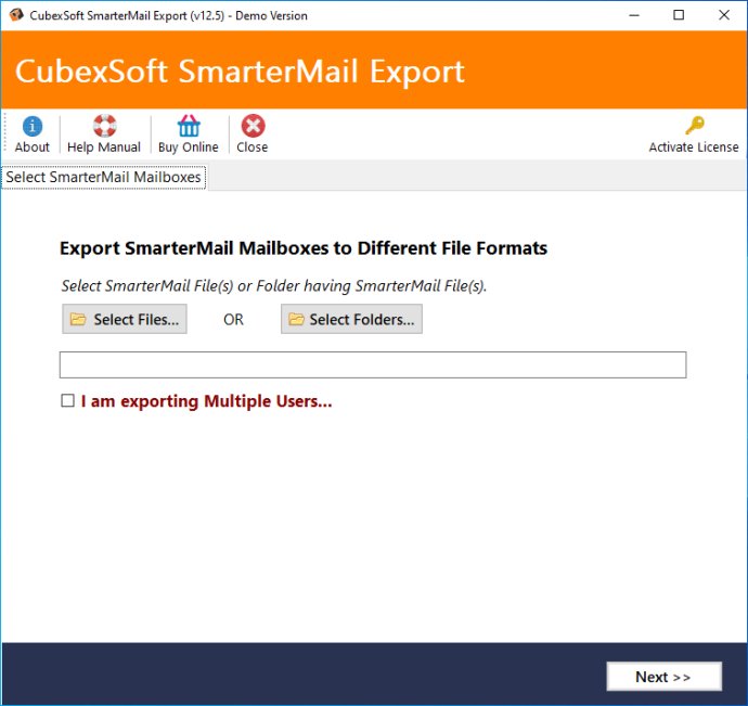 SmarterMail to Outlook Folder