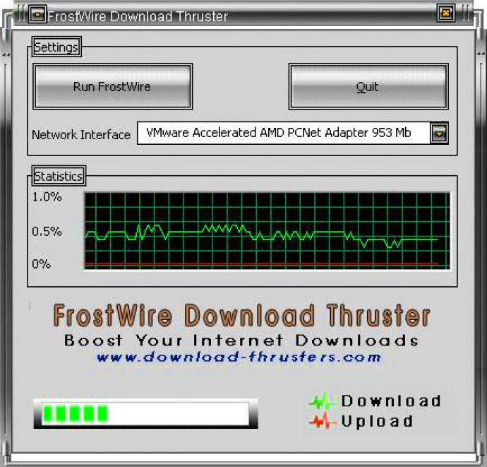 FrostWire Download Thruster