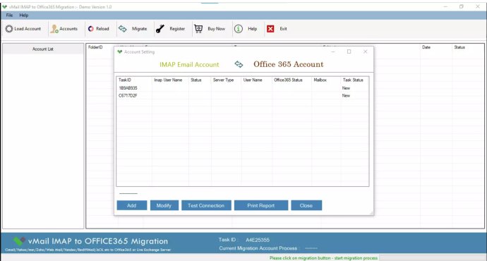 vMail IMAP to Office 365 Migration Tool vMail IMAP to Office 365 Migration Tool