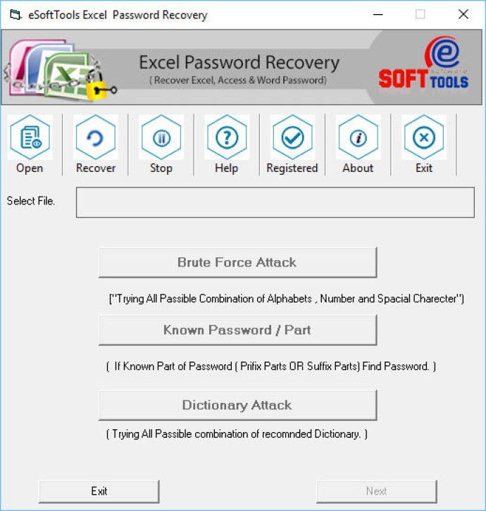 Excel 2013 Password Recovery