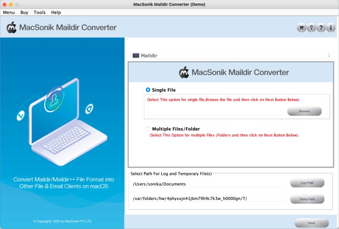 MacSonik Maildir Converter