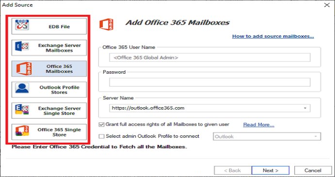 WholeClear Exchange Migration Software