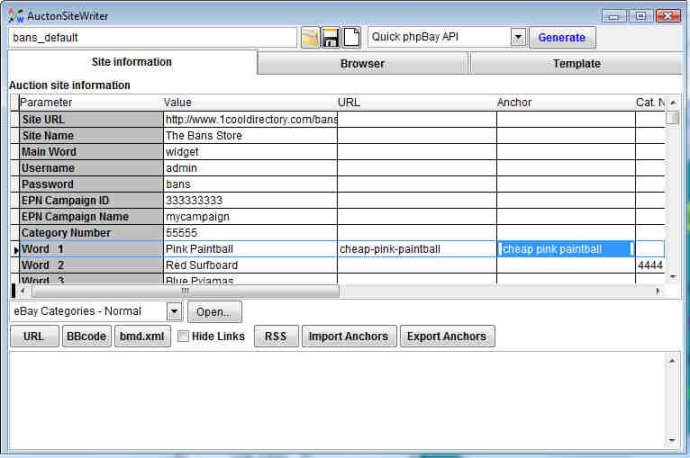 AuctionSiteWriter AuctionSiteWriter