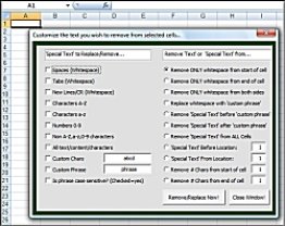 Delete Replace and Remove Excel Text