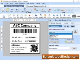 Order Barcode Label Software