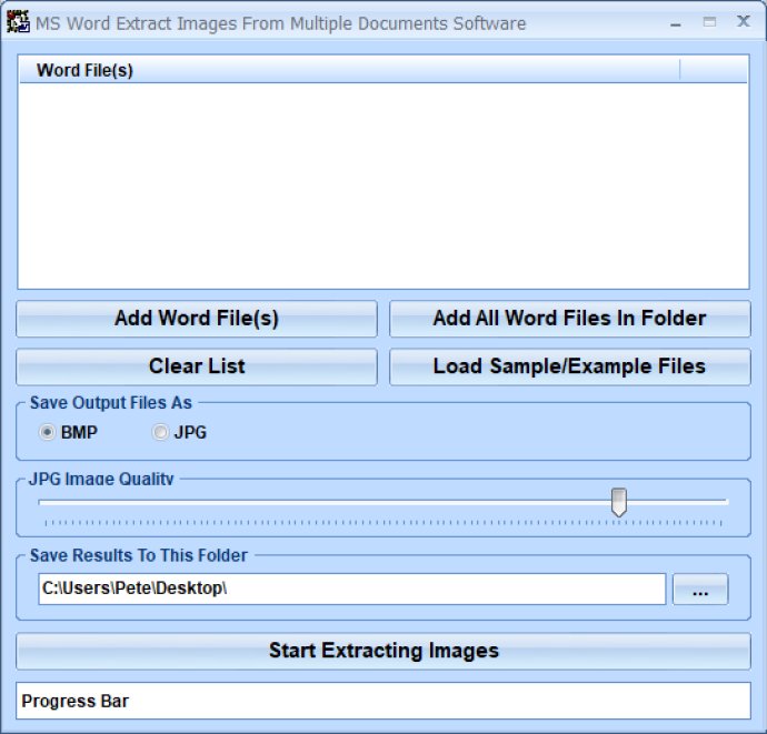 MS Word Extract Images From Multiple Documents Software