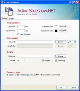 Advanced Active Slideshow.NET for Visual Studio