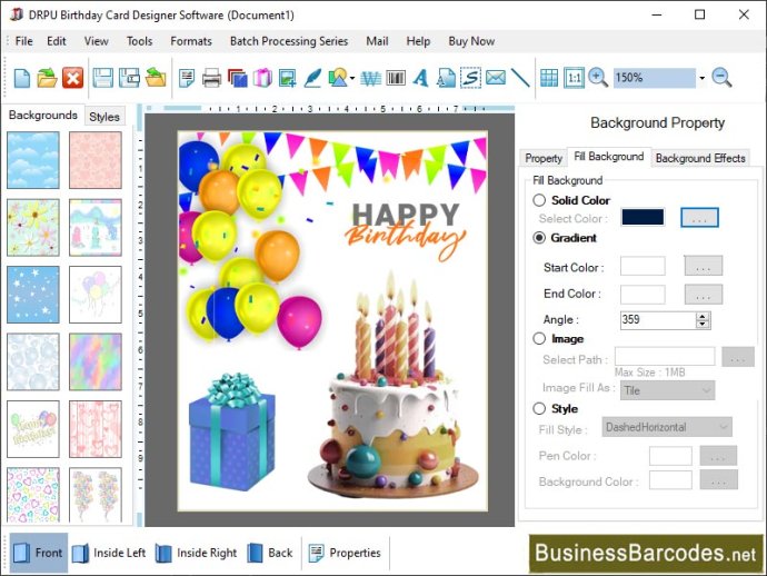 Printable Birthday Card Software
