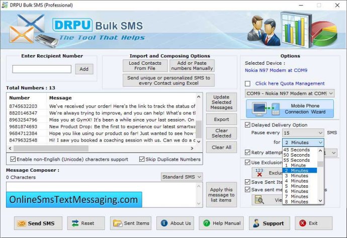 GSM Text Messaging Software GSM Text Messaging Software