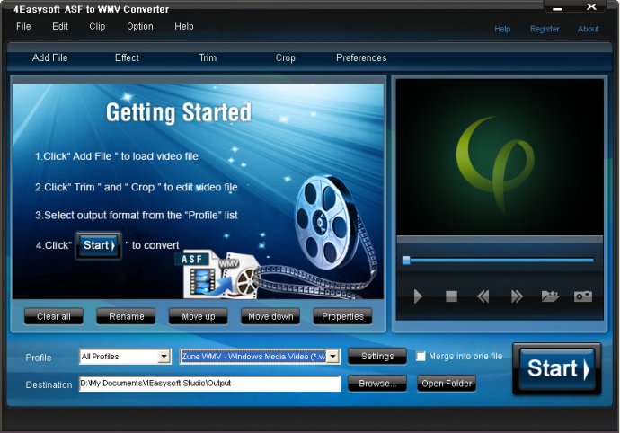 4Easysoft ASF to WMV Converter