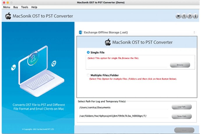 MacSonik OST to PST Converter