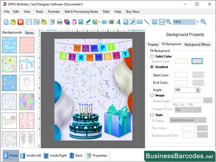 Birthday Card Making Software